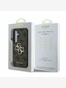 Guess Guess PU 4G Metal Logo Zadní Kryt pro Samsung Galaxy S25 Brown