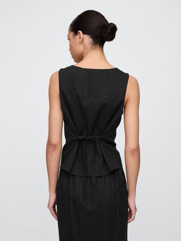 GAP Lněná vesta GAP