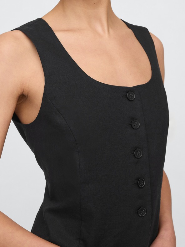 GAP Lněná vesta GAP