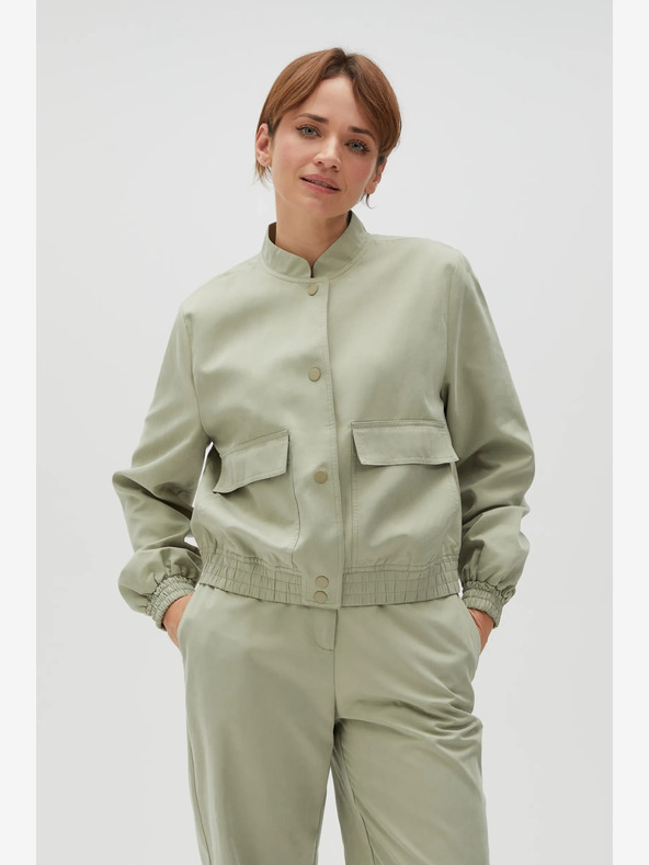 Moodo Světle zelená dámská bunda Moodo