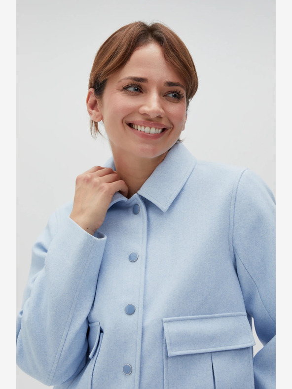 Moodo Světle modrá dámská bunda Moodo