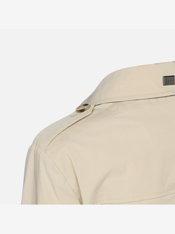 Geox Béžový dámský kabát  Geox Claudin