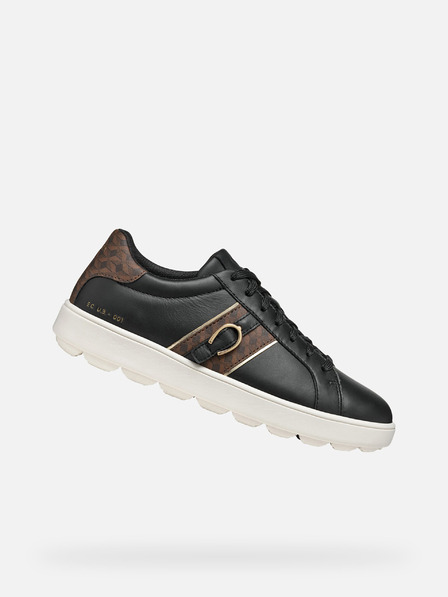 Geox Černé dámské tenisky Geox Spherica ecub-1