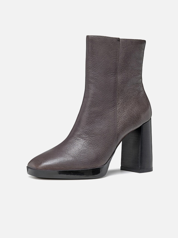 Geox Tmavě šedá dámská kotníková obuv Geox Teulada