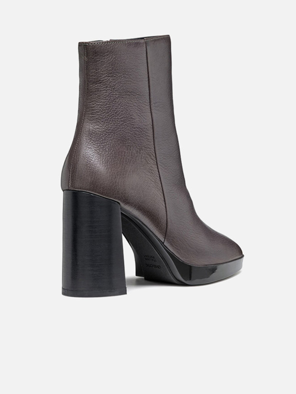 Geox Tmavě šedá dámská kotníková obuv Geox Teulada