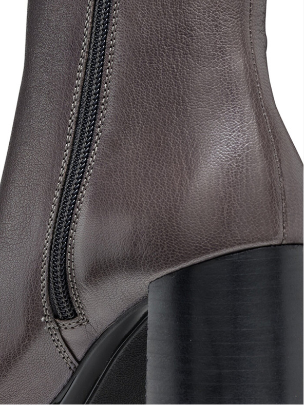 Geox Tmavě šedá dámská kotníková obuv Geox Teulada