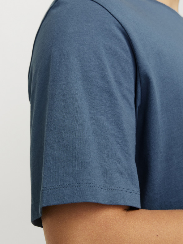 Jack & Jones Modré pánské tričko Jack & Jones
