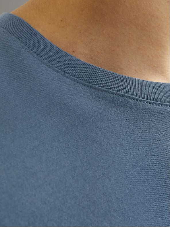 Jack & Jones Modré pánské tričko Jack & Jones