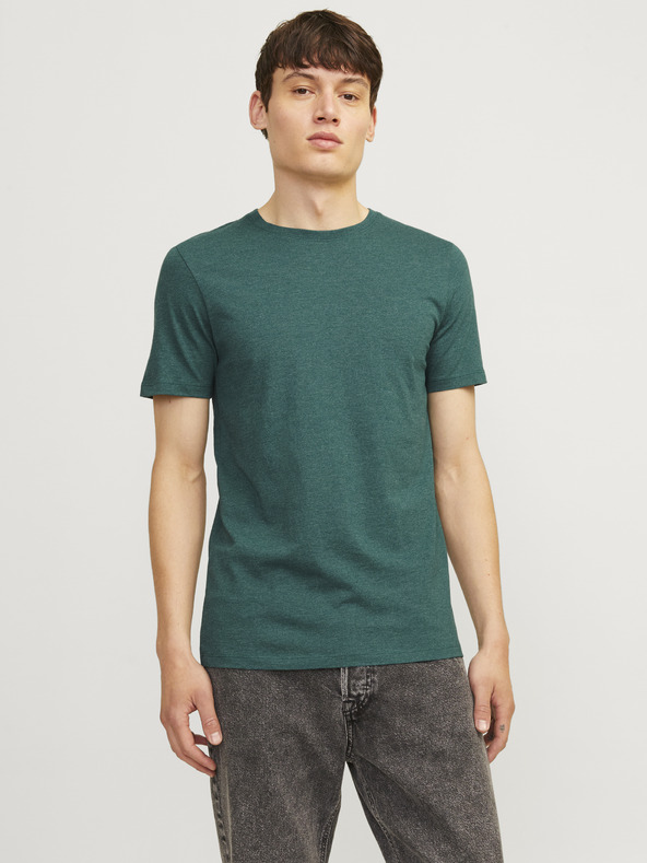Jack & Jones Zelené pánské tričko Jack & Jones