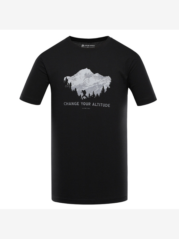 ALPINE PRO Pánské rychleschnoucí triko s cool dry ALPINE PRO BOLEN 2 black varianta pa