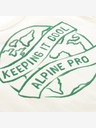 ALPINE PRO Pánské triko z organické bavlny ALPINE PRO TERMES 2 creme varianta pb