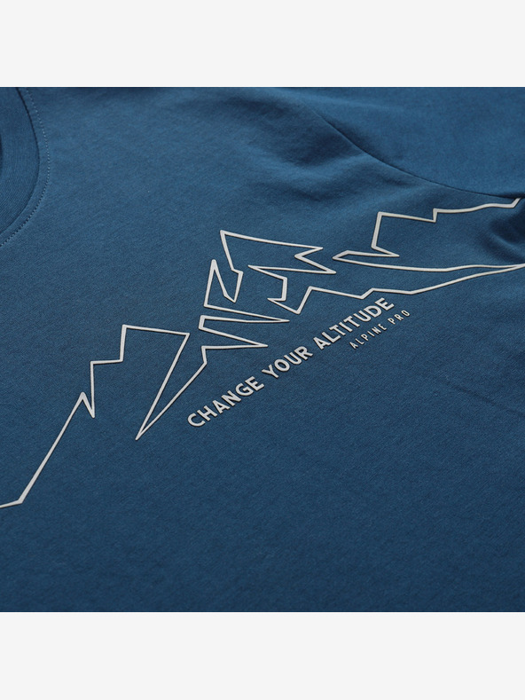 ALPINE PRO Pánské rychleschnoucí triko s cool dry ALPINE PRO BOLEN 2 moonlit ocean varianta pc