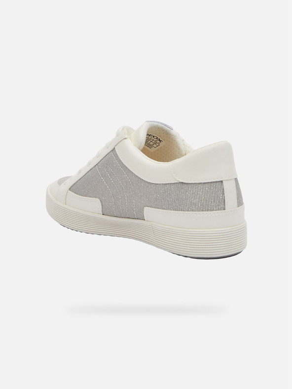 Geox Stříbrné dámské tenisky Geox Blomiee