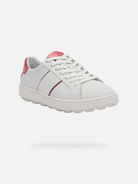 Geox Bílé dámské tenisky Geox Spherica ecub-1