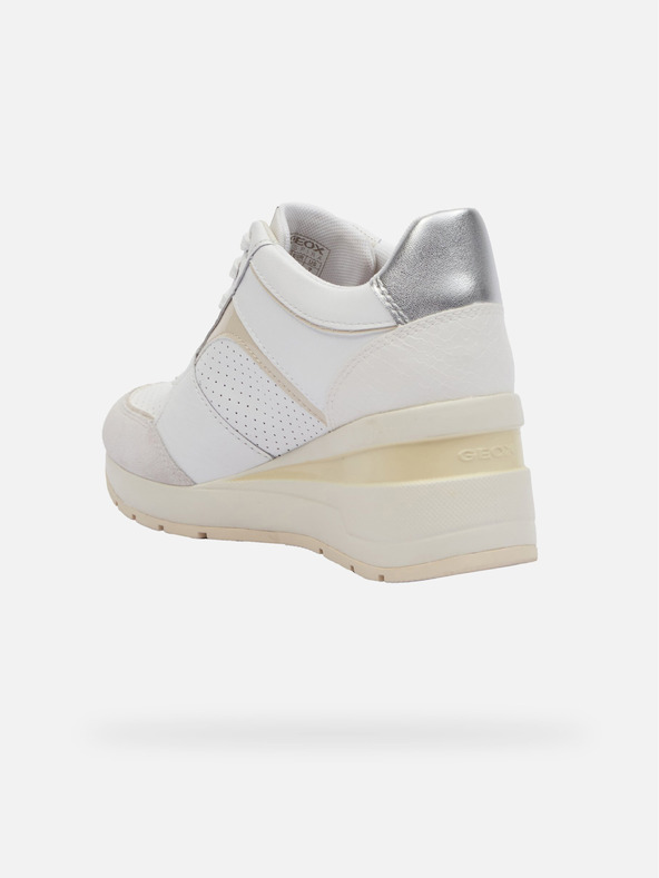Geox Bílé dámské tenisky Geox Zosma