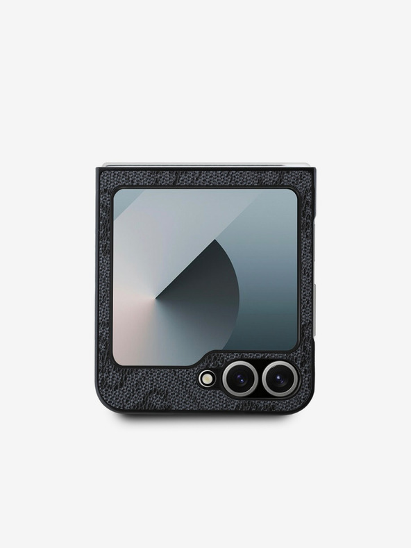 Guess Guess PU 4G Metal Logo Zadní Kryt pro Samsung Galaxy Z Flip 6 Grey