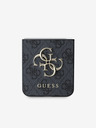 Guess Guess PU 4G Metal Logo Zadní Kryt pro Samsung Galaxy Z Flip 6 Grey