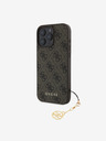 Guess Guess 4G Charm Zadní Kryt pro iPhone 16 Pro Max Tone on Tone Brown