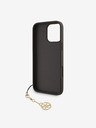 Guess Guess 4G Charm Zadní Kryt pro iPhone 16 Pro Max Tone on Tone Brown