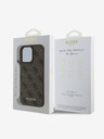 Guess Guess 4G Charm Zadní Kryt pro iPhone 16 Pro Max Tone on Tone Brown