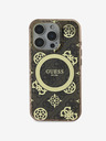 Guess Guess IML 4G Peony MagSafe Zadní Kryt pro iPhone 16 Pro Brown