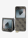 Guess Guess 4G Charm Zadní Kryt pro Samsung Galaxy Z Flip 6 Brown