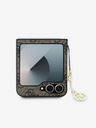 Guess Guess 4G Charm Zadní Kryt pro Samsung Galaxy Z Flip 6 Brown