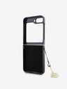 Guess Guess 4G Charm Zadní Kryt pro Samsung Galaxy Z Flip 6 Brown
