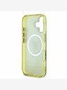 Guess Guess IML 4G Glitter and Triangle Logo MagSafe Zadní Kryt pro iPhone 16 Brown
