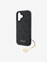 Guess Guess 4G Charm Zadní Kryt pro iPhone 16 Plus Tone on Tone Grey