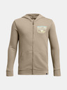 Under Armour Chlapecká mikina Under Armour Pjt Rck Boys LS FZ HD Q1-BRN