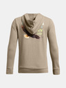 Under Armour Chlapecká mikina Under Armour Pjt Rck Boys LS FZ HD Q1-BRN