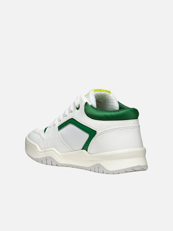 Geox Bílé chlapecké tenisky Geox Perth