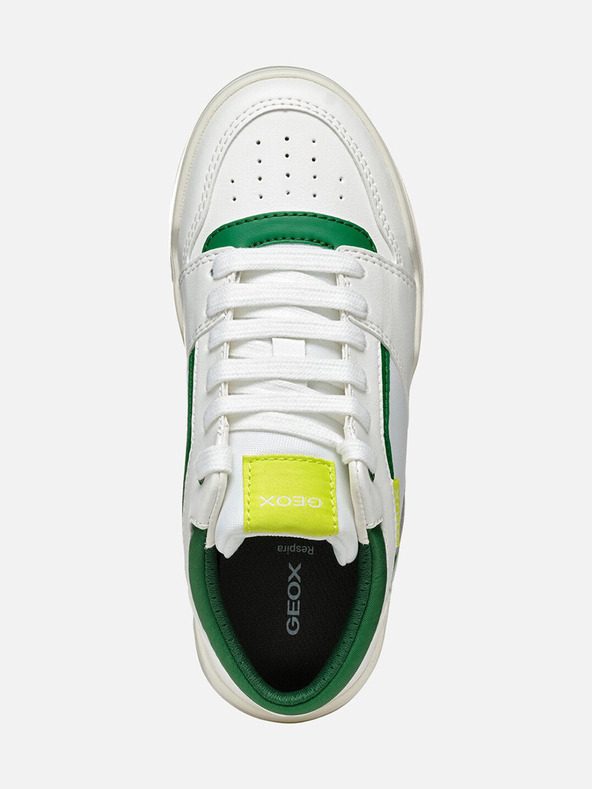 Geox Bílé chlapecké tenisky Geox Perth