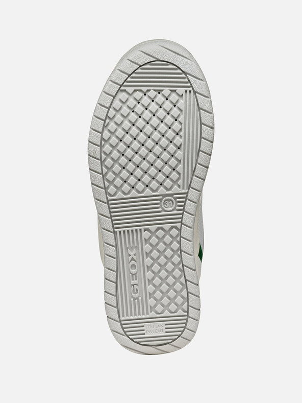 Geox Bílé chlapecké tenisky Geox Perth