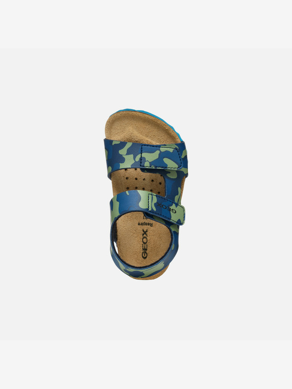 Geox Modré chlapecké sandály Geox Chalki