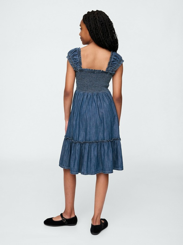 GAP Dětské džínové šaty GAP