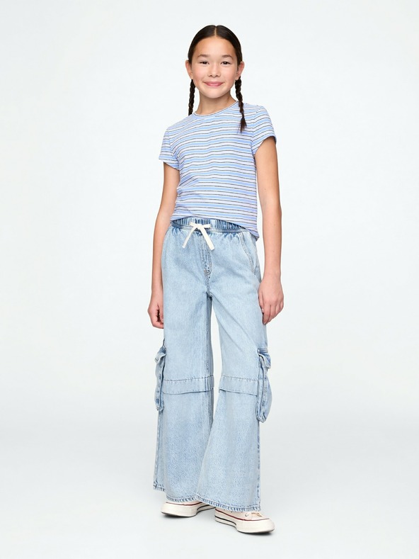 GAP Dětské džíny Baggy Cargo UltraSoft GAP