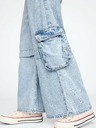 GAP Dětské džíny Baggy Cargo UltraSoft GAP
