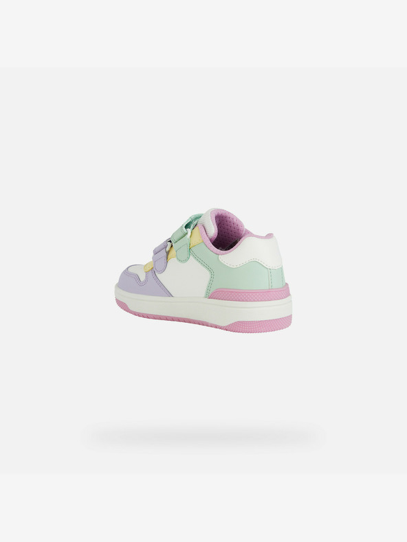 Geox Bílé dívčí tenisky Geox Washiba