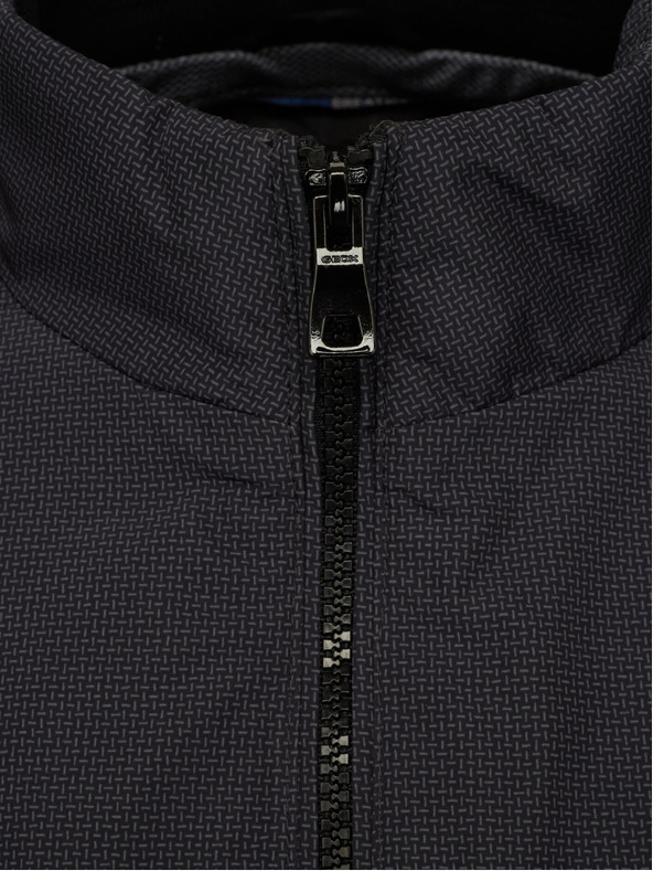 Geox Tmavě šedá pánská bunda Geox Vincit