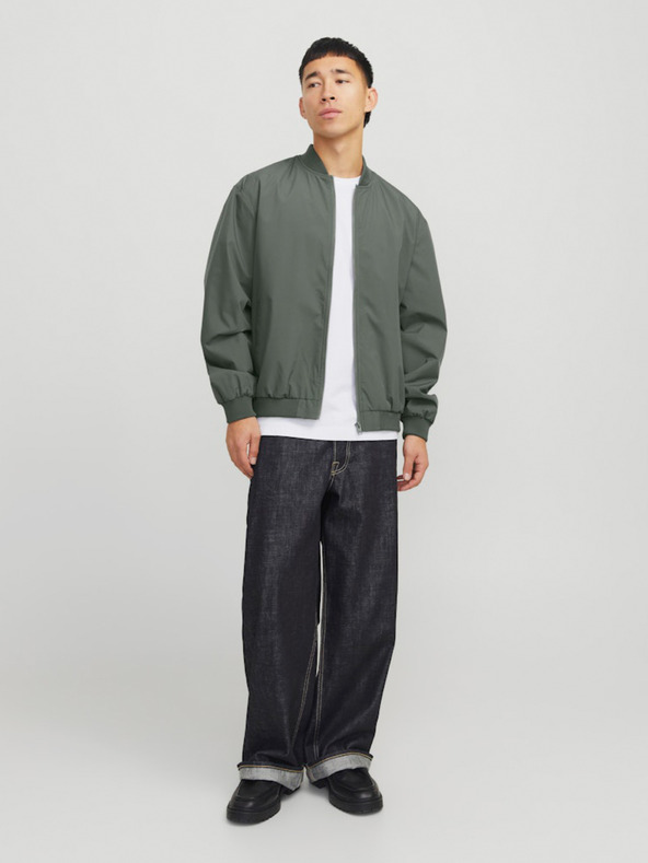 Jack & Jones Zelený pánský bomber Jack & Jones JJECHARGE