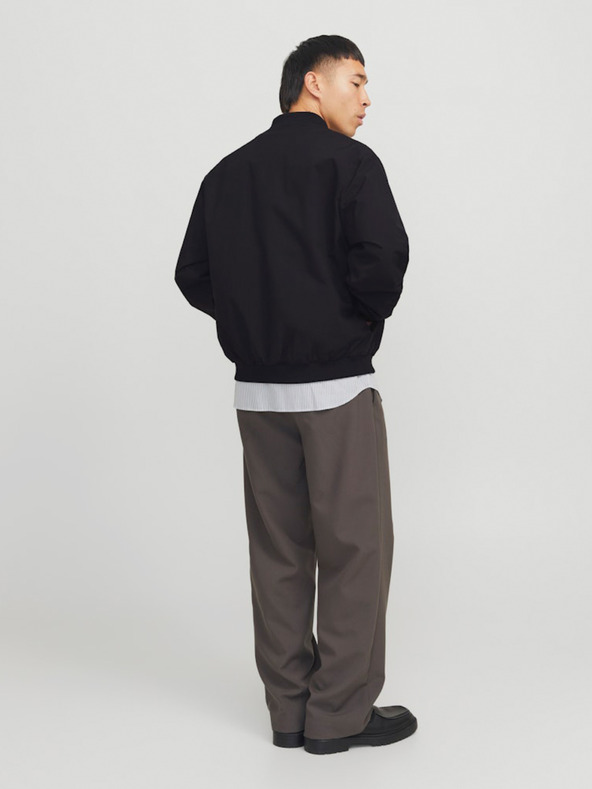 Jack & Jones Černý pánský bomber Jack & Jones