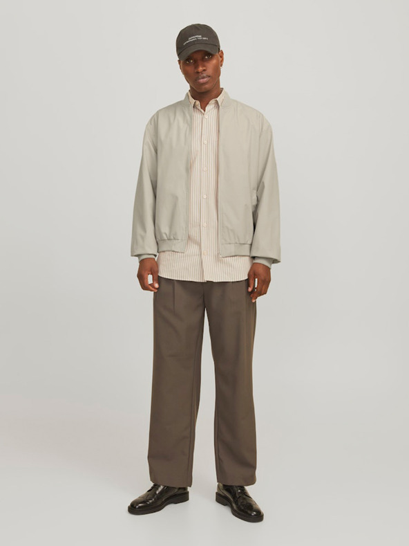 Jack & Jones Béžový pánský bomber Jack & Jones JJECHARGE