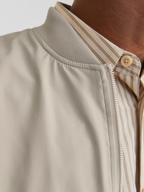 Jack & Jones Béžový pánský bomber Jack & Jones JJECHARGE
