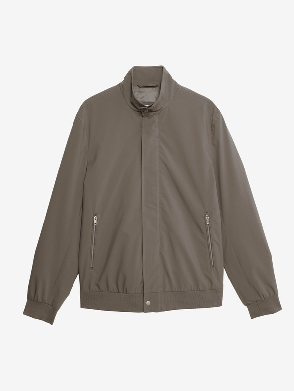 Marks & Spencer Bunda Bomber s technologií Stormwear™ Marks & Spencer hnědá