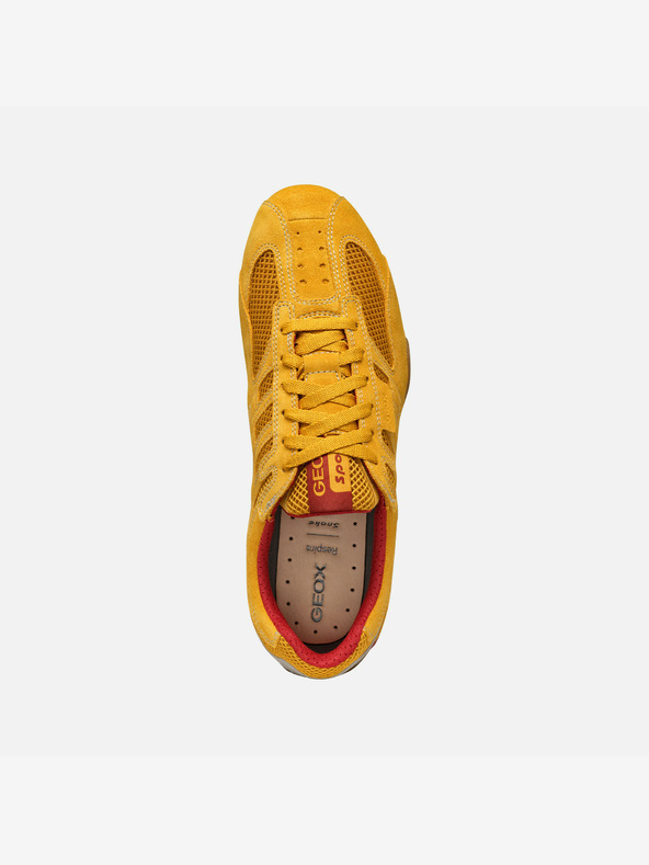 Geox Žluté pánské tenisky Geox Snake Original