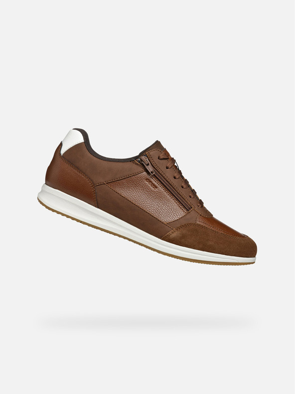 Geox Hnědé pánské tenisky Geox Avery