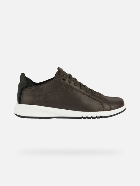 Geox Hnědé pánské tenisky Geox Aerantis