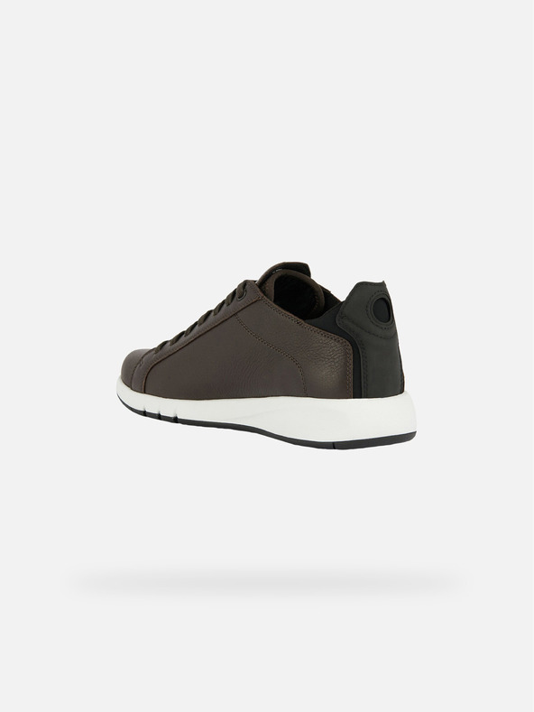 Geox Hnědé pánské tenisky Geox Aerantis